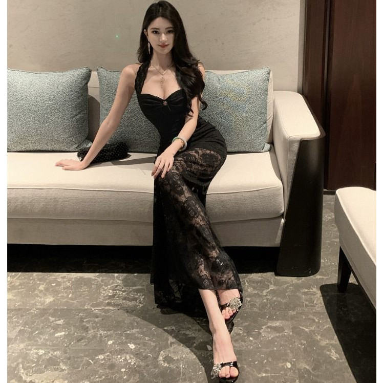 [สินค้าใหม่] ยู่เจี๋ย ลายลูกไม้สวยหรู ดีไซน์ใหม่ สวมใส่กระชับเพื่อโชว์สรีระในหน้าร้อน