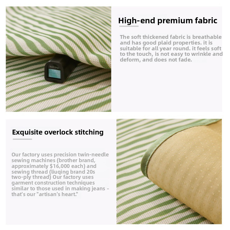 ผ้าคลุมโซฟารู้สึกเย็นเย็บปักถักร้อยการ์ตูนสุนัขตกแต่งบ้านเบาะรองนั่งเครื่องซักผ้าผ้าเคลือบ 4 สี หลายขนาด - รูปที่ 6