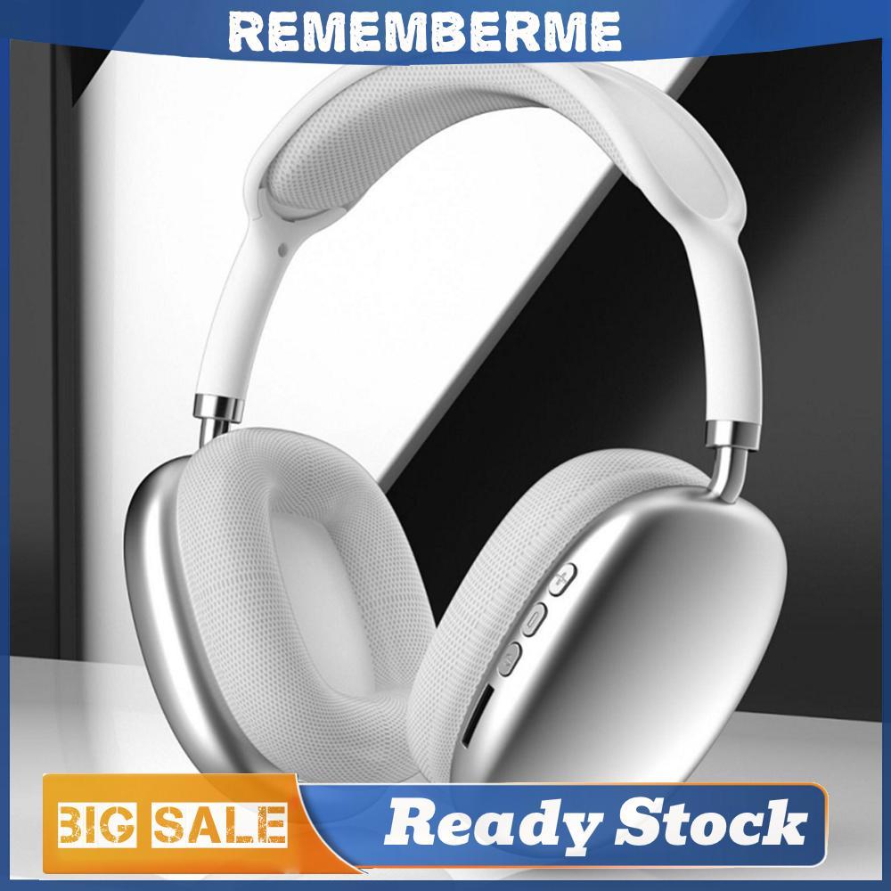 P9pro Max ชุดหูฟังสําหรับเล่นเกมลดเสียงรบกวน Bluetooth-เข้ากันได้กับกีฬา