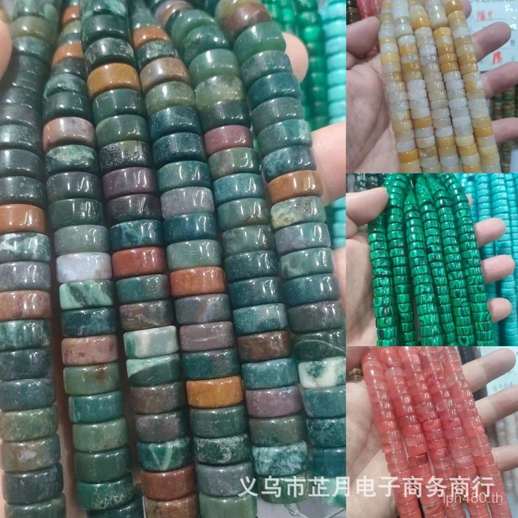 เครื่องประดับธรรมชาติ DIY Tiger Eye ขนาด 12x6 มม., สำหรับสร้อยคอและข้อมือ พร้อม Spacer และลูกปัด PPI