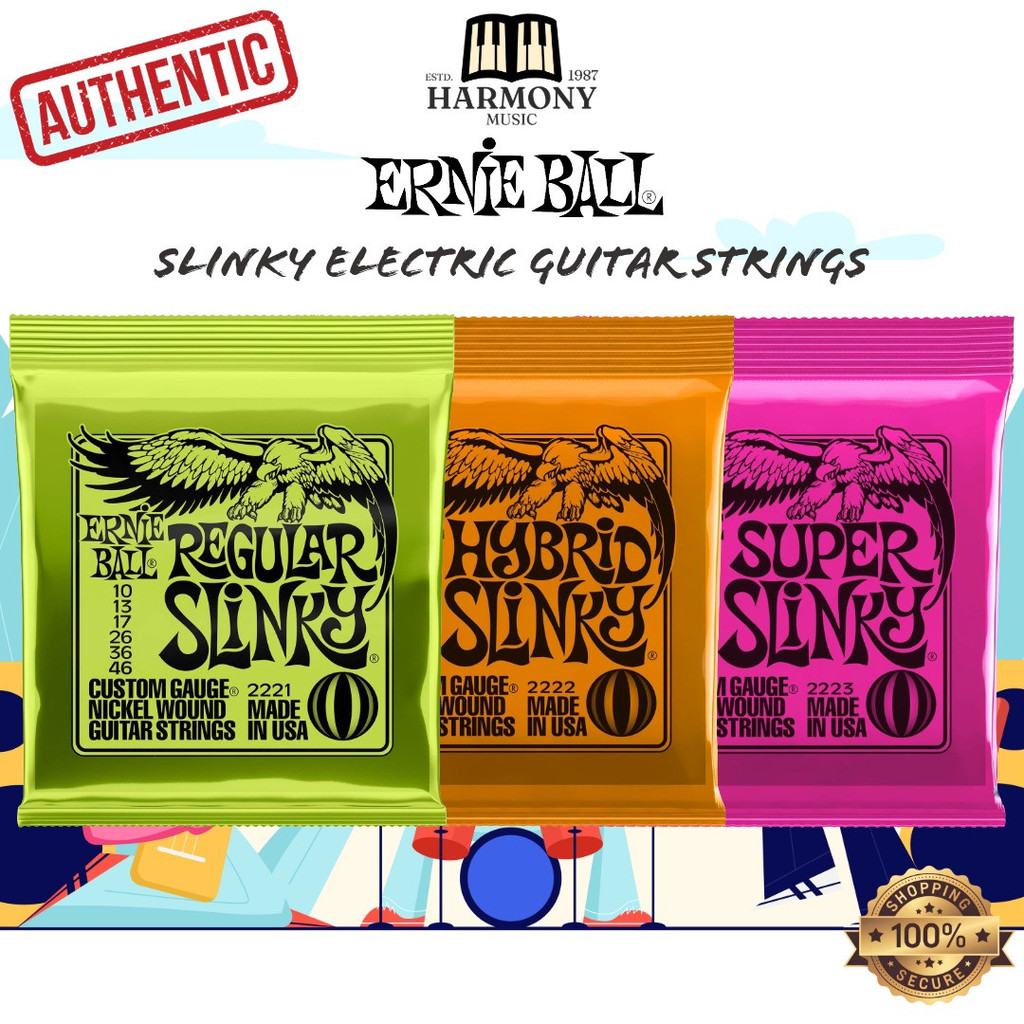 ERNIE BALL สายกีตาร์ไฟฟ้า Slinky