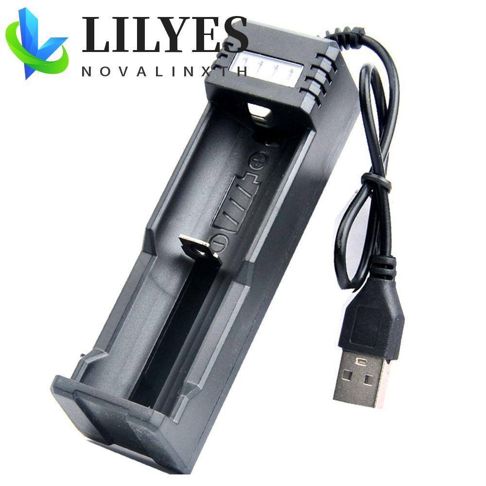LILYES 18650 แบตเตอรี่ลิเธียมชาร์จอัจฉริยะ 3.7V-4.2V แบตเตอรี่ลิเธียม Charger Auto Stop Charger 1865