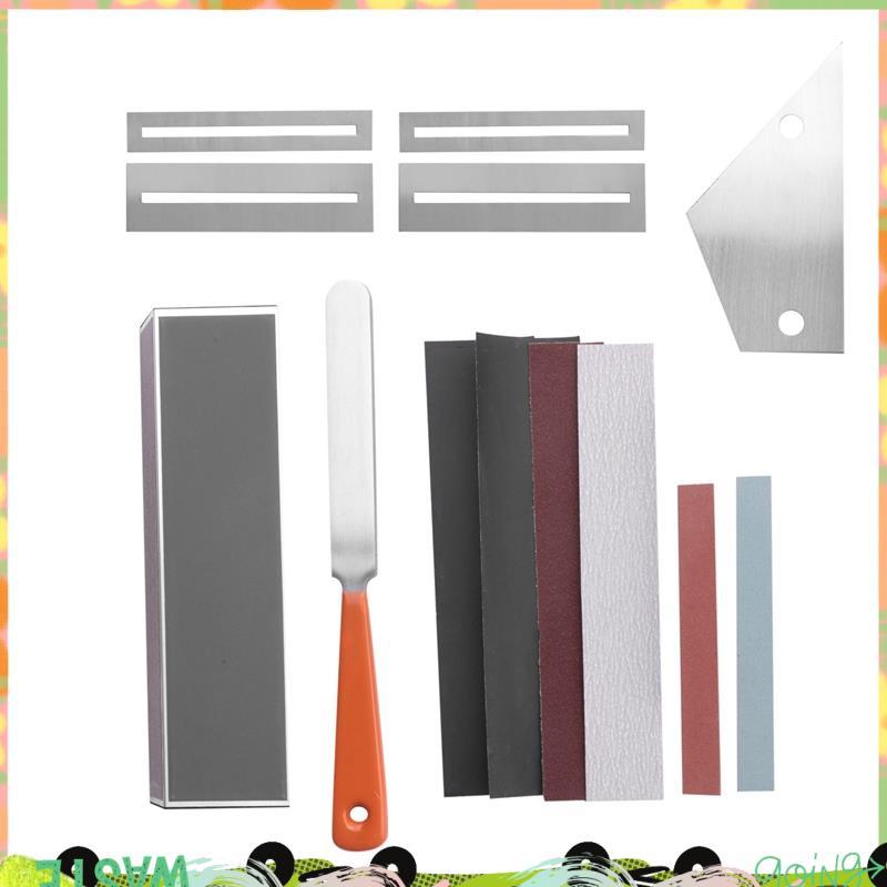 13 ชิ้นกีตาร์ Luthier เครื่องมือกีตาร์ Fret ไฟล์กีตาร์ Fret Leveling Beam Fingerboard Guard Fret Roc
