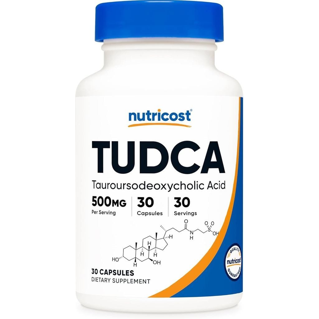 Nutricot Tudca 500mg, 30 แคปซูล (Toursodeoxycolic Acid) - คุณภาพระดับพรีเมียม ปราศจากกลูเตน