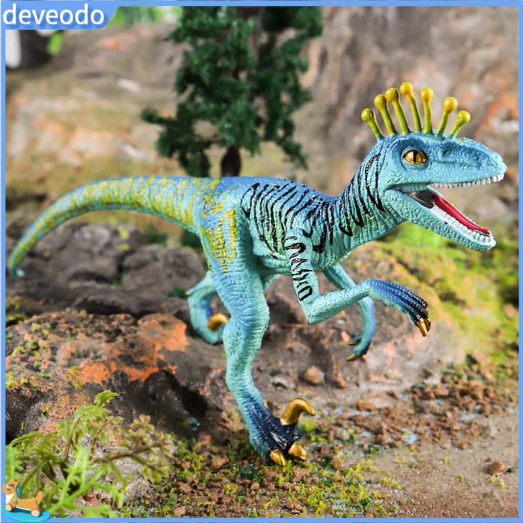 Deveodo ไดโนเสาร์ Figurine สมจริง Miniature Eoraptor ไดโนเสาร์ของเล่นเด็กการศึกษา Pvc Figurine รูปปั