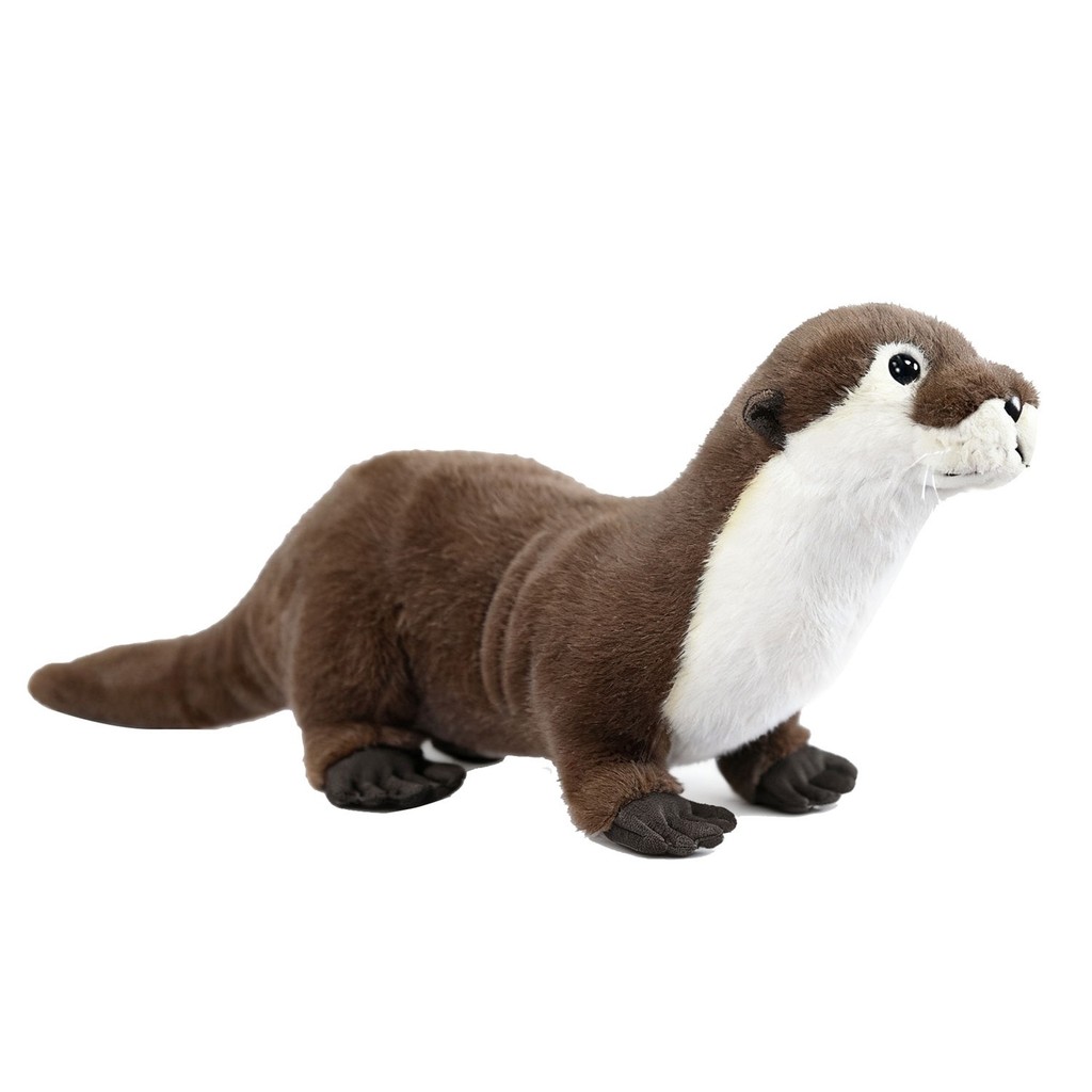 Otter Plush Toy,Super Soft และ Cuddly ตุ๊กตาสัตว์, Cute River Otter Brown Otter Wild สัตว์ของเล่นตุ๊