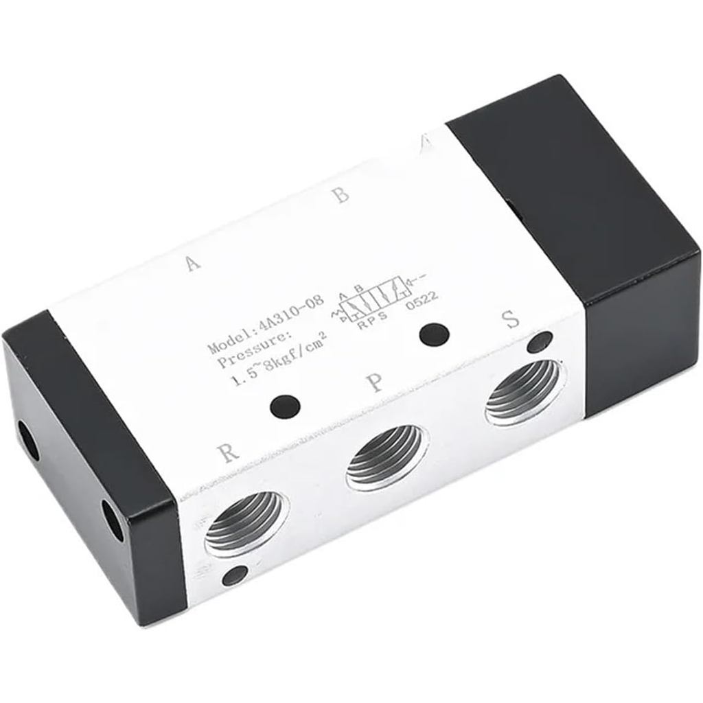 4A110-06 4A210-08 4A310-10 4A410-15 4A120-06 4A220-08 4A320-10 4A420-15 5 Way 2 ตําแหน่งหัวเดียววาล์