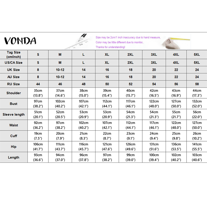 Vonda بلوزة نسائية كورية سادة بياقة V نصف كم — صورة 2