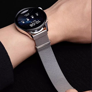 สายรัดแม่เหล็ก Milanese Loop for Samsung Galaxy Watch แถบสแตนเลส 20มม 22 มม for /Redmi Watch/Amazfit/Amazfit Bip 6