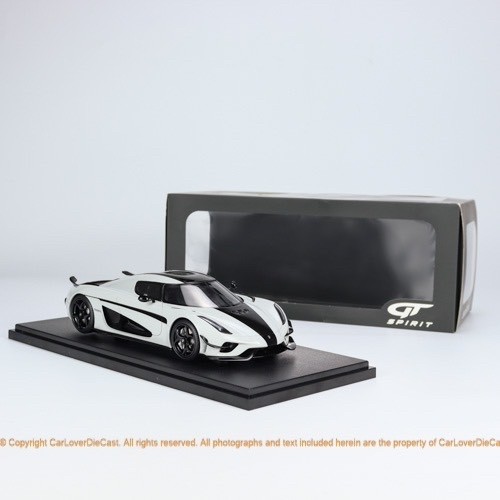 GT Spirit 1: 18 Koenigsegg Koenigsegg REGERA Black Line (สีเทา) CLDC026 Limited 888 โมเดลรถเรซิ่นพร้