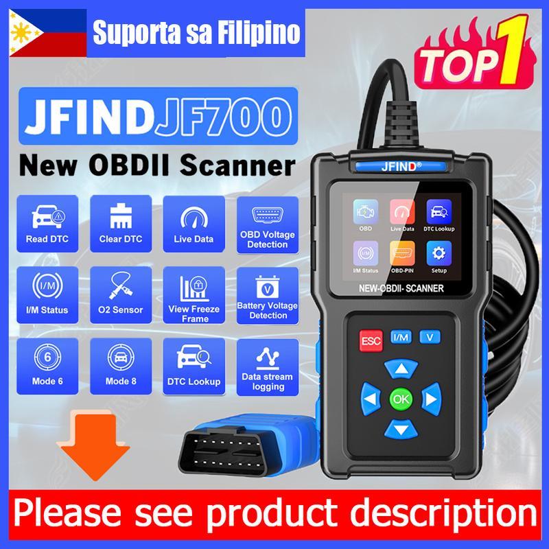 Suporta sa FilipinoJFind JF700 OBD2 เครื่องสแกนเนอร์รถยนต์และรถจักรยานยนต์สําหรับYamaha & Honda & To