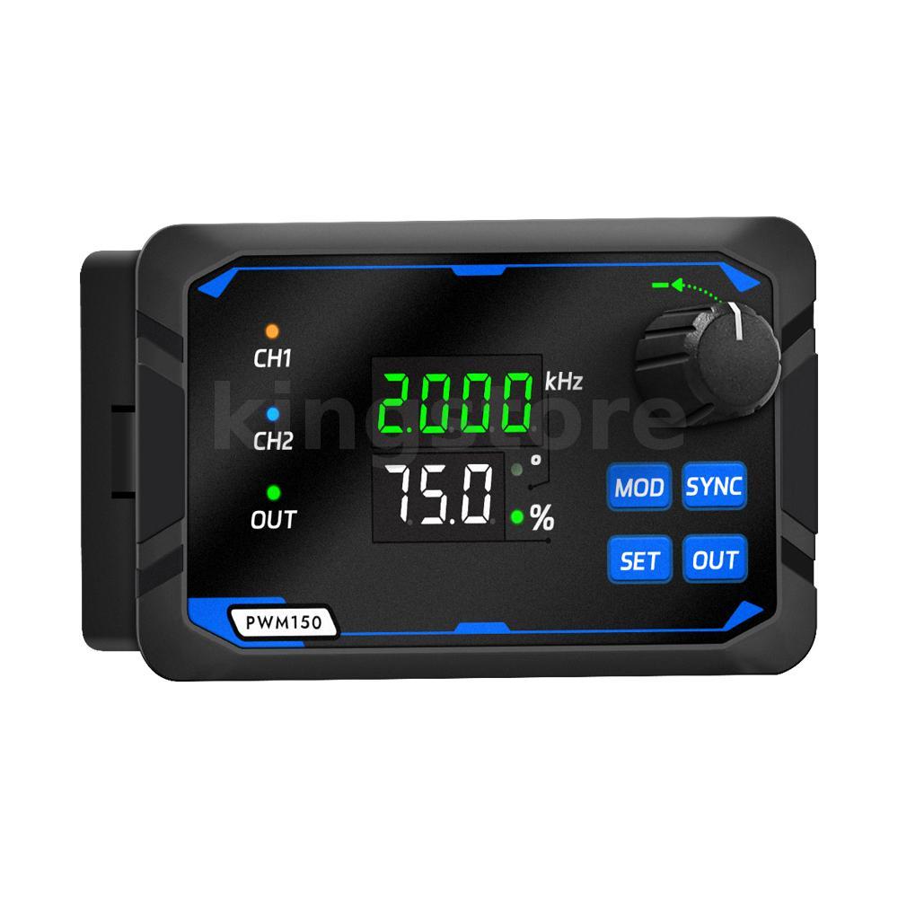 JUNCTEK Dual-Channel PWM 150 Square Wave Pulse Signal Generator ปรับความถี่ 1Hz-150kHz 0%-100% Duty 