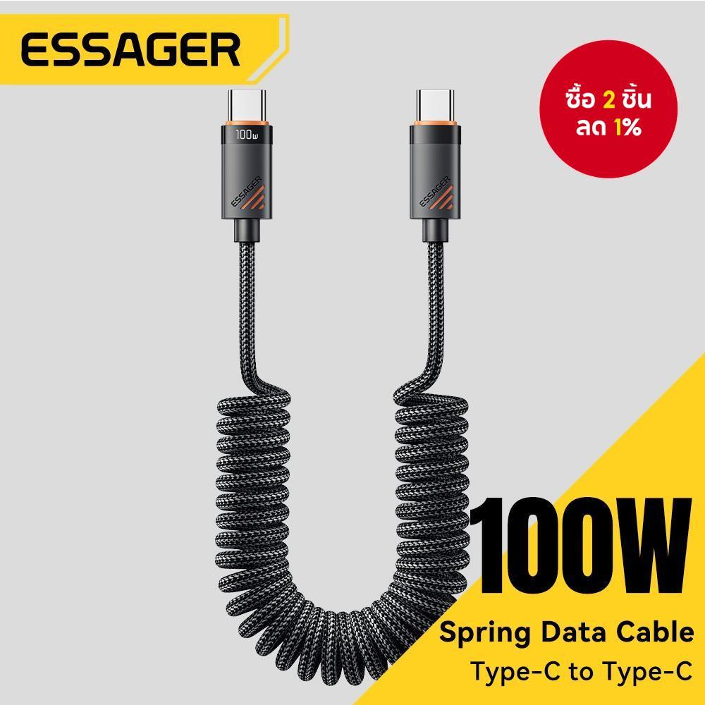 สาย USB-C รุ่นใหม่ 100W สำหรับ iPhone 15 Pro Max ชาร์จเร็วและถ่ายโอนข้อมูล เหมาะสำหรับ MacBook, Xiaomi, Samsung