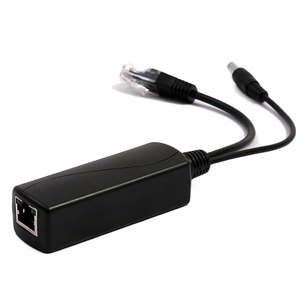 Active PoE Splitter Power Over Ethernet 48V ถึง 12V 2A IEEE802.3af Standard Charm Compliant พร้อม IE