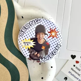 Cortisol โฮมเมด Tinplate Shiny Bar Badge เข็มกลัดถุงธัญพืชจี้ของขวัญวันเกิด