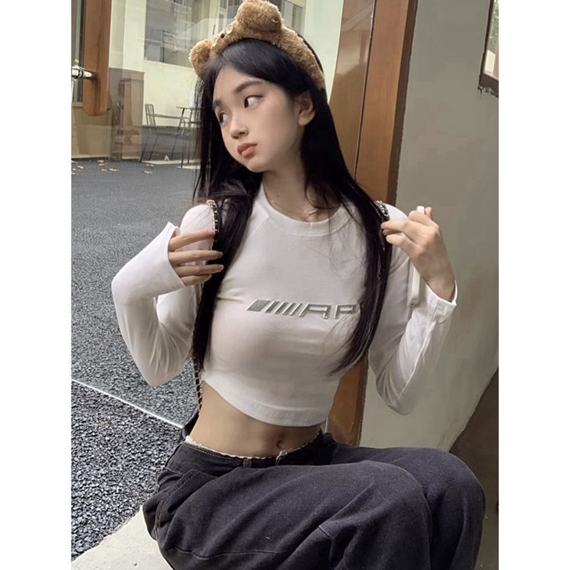 แขนยาว เสื้อคอเต่า Jinliang Official Picture [Spot Original Quality 40 Cotton Roe] เสื้อยืดทรงสลิมสำ