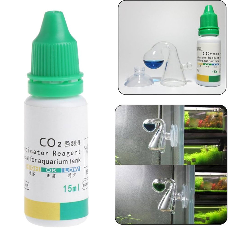 (พร้อมส่ง) ดรอปเช็คเกอร์แก้ว (Aquapro) Drop Checker สำหรับวัดปริมาณ Co2 ในตู้ปลา