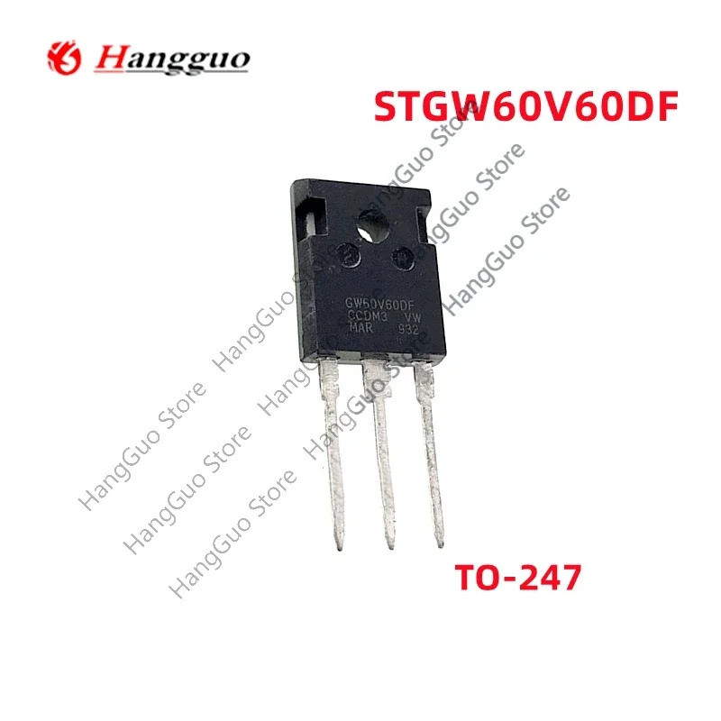 10 ชิ้น/ล็อตใหม่เอี่ยม STGW60V60DF TO-3P GW60V60DF TO-247 STGW60V60 TO247 STGW60V60F