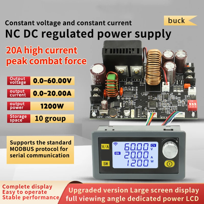 DC 6-70V XY6020L การควบคุมตัวเลข Step Down Stabilized Power Supply แรงดันไฟฟ้าคงที่ Current Buck Con