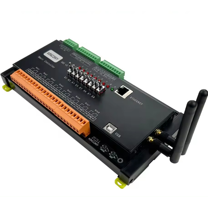 ใหม่ร้อน Kincony Official Store KC868-A8S V2 ESP32 Ethernet RS485 รีเลย์ 4G GSM Development Board สว