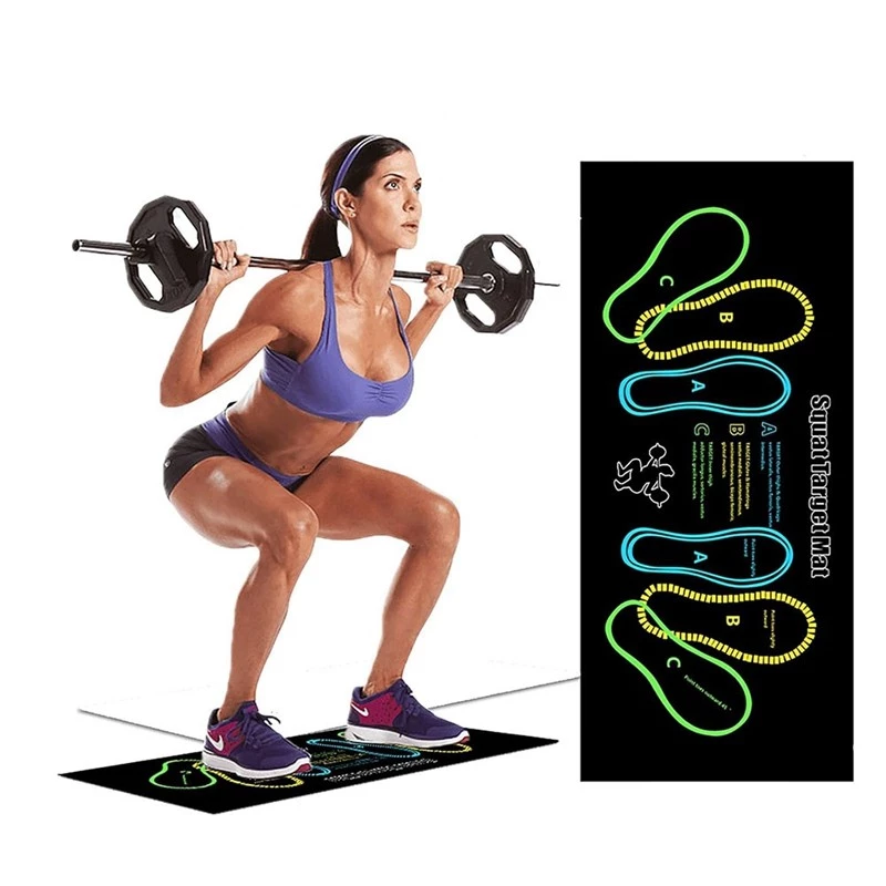 Squat Guide Mat Squat Step Positions เสื่อเข่า Msquat Mat thumbnail 3