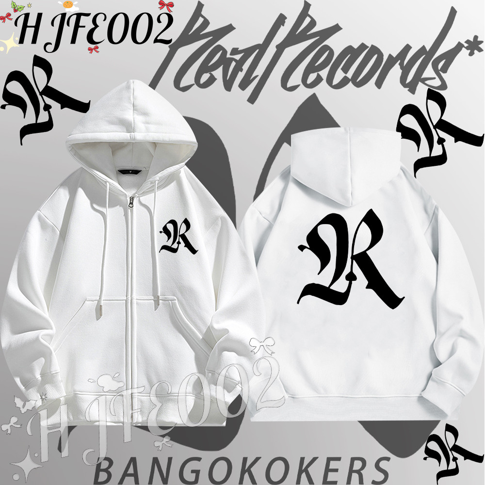 Rapper P9d Zip-up Hoodie ผ้าCotton 100%ใส่ได้ ทั้ง ชาย ใส่สบาย ไม่หด ไม่ย้ Stand collar sweatshirt#0