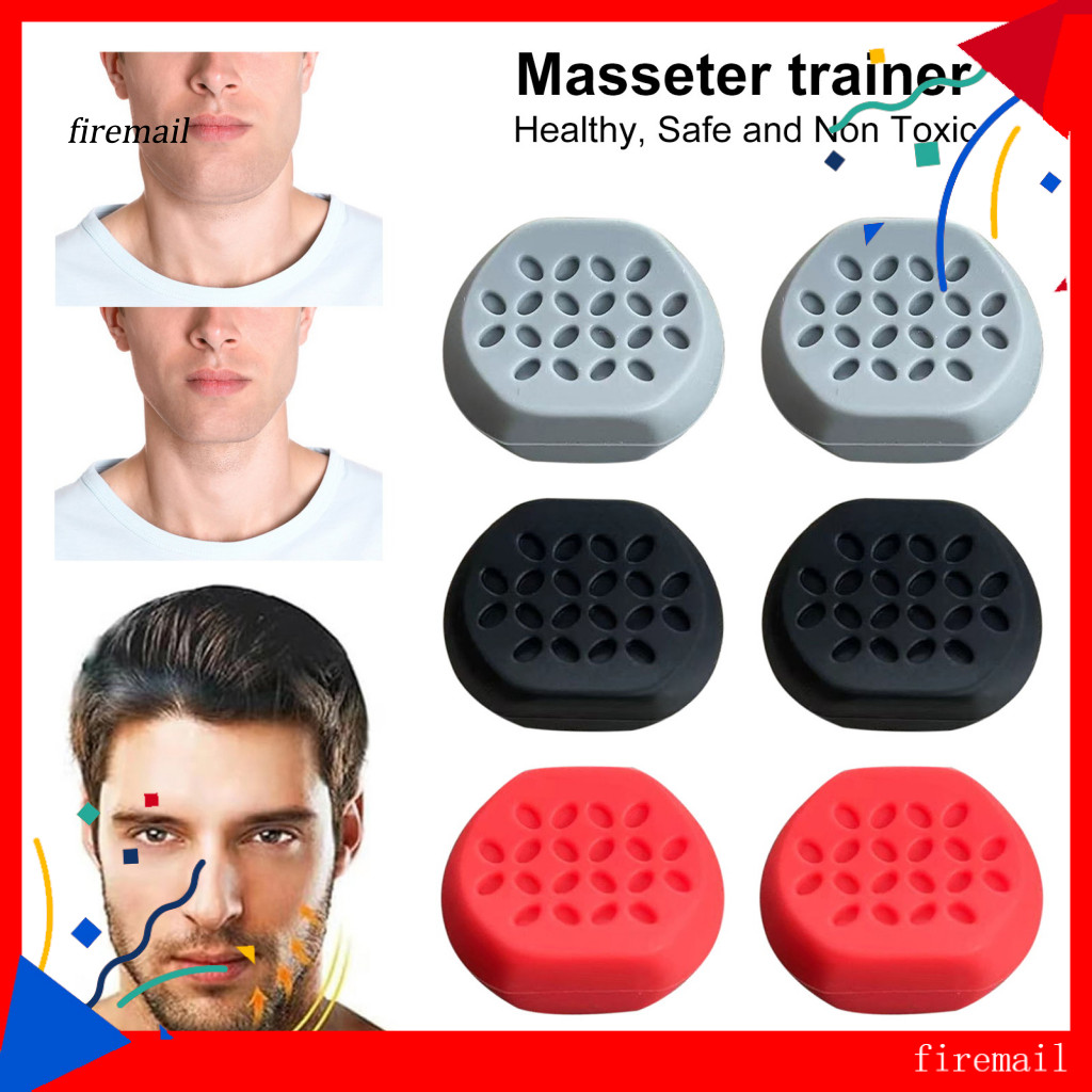 [FM] Jawline Sculpting อุปกรณ์ Jawline Exerciser 6 ชิ้น Jaw Exerciser เสริมกล้ามเนื้อ Jawline 3 ความ