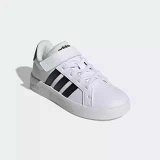 adidas ไลฟ์สไตล์ รองเท้า GRAND COURT 3.0 สำหรับเด็ก เด็ก สีขาว HP3531
