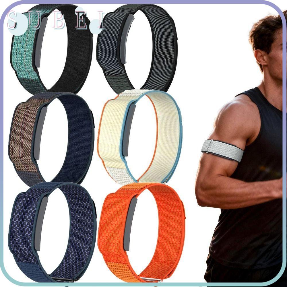 SUKA Sport Band, Loop Design Nylon Fitness Tracker Strap, Adjustable 22mm Breathable Bicep Band สําห