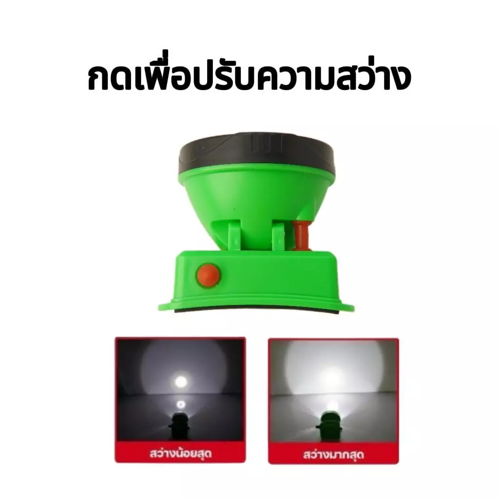 Nova-6705 ไฟฉายคาดหัว กบยาง ไฟฉาย สว่างมาก แบตใช้ยาว กันน้ำ พกเบา สำหรับแคมป์ปิ้ง ตกปลา เดินป่า thumbnail 6
