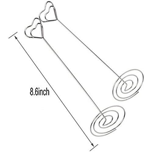 10pcs 8.6" Tall Place Card Holders Table Number Stand Table Card Holders Table Picture Holder Wire P