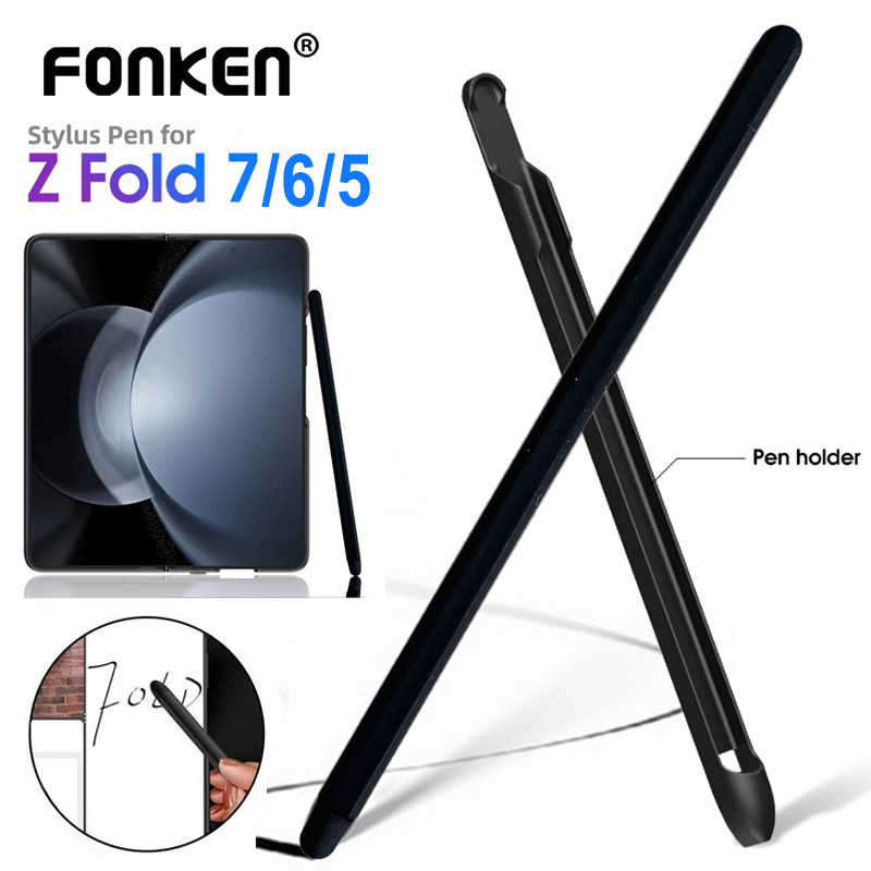 เปลี่ยนปากกาสไตลัส Fonken สําหรับ Samsung Galaxy Z พับ 7/6/5 พับ Edition ปากกาพร้อมที่ใส่สล็อต