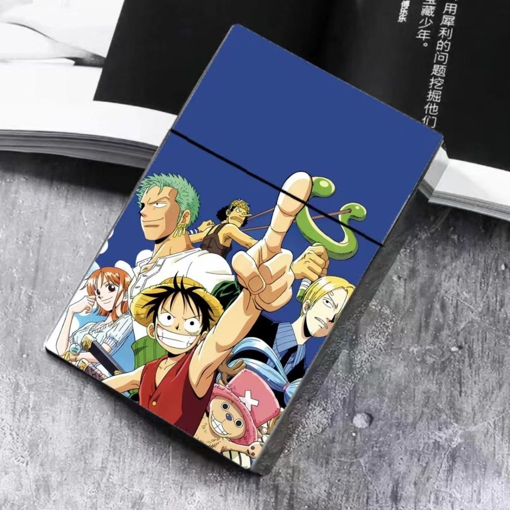 Q4U2 สินค้าใหม่ One Piece อะนิเมะสร้างสรรค์กล่องเก็บการ์ด 20 หนา Clamshell กรณีบุหรี่ที่ไม่ซ้ํากัน Cool Boy ของขวัญ