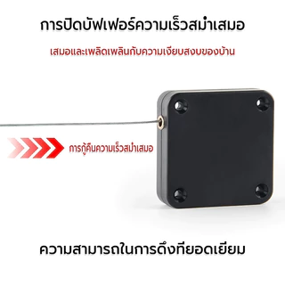 ปิดประตูอัตโนมัติ แรงดึง500/1200กรัม กล่องลวดสลิง แผ่นกาวยี่ห้อ 3M สำหรับปิดประตูอัตโนมัติ อุปกรณ์ปิดอัตโนมัติ
