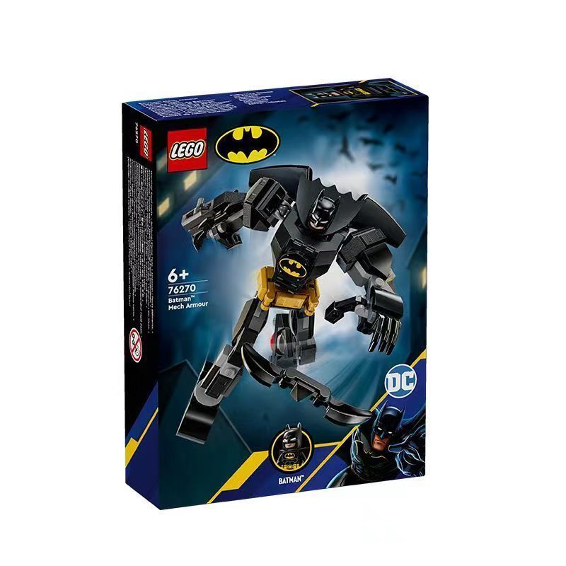 Scooch Christmas Ready Stock [LEGO] LEGO Building Blocks Marvel Superhero 76270 Batman Mecha 76277 ห