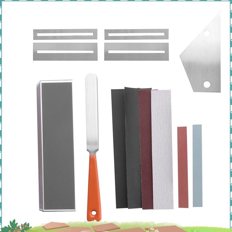 Uejfrdkuwg 13 ชิ้นกีตาร์ Luthier เครื่องมือกีตาร์ Fret ไฟล์กีตาร์ Fret Leveling Beam Fingerboard Gua