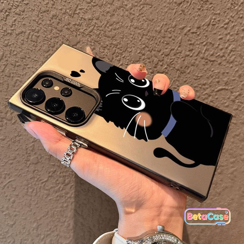 เคสโทรศัพท์การ์ตูนแมวเหมาะสําหรับ S25u, S25 Edge, S24u, S24 Plus, S24FE, S23ULTRA, S23PLUS, S23FE, S23, S22ULTRA, S22