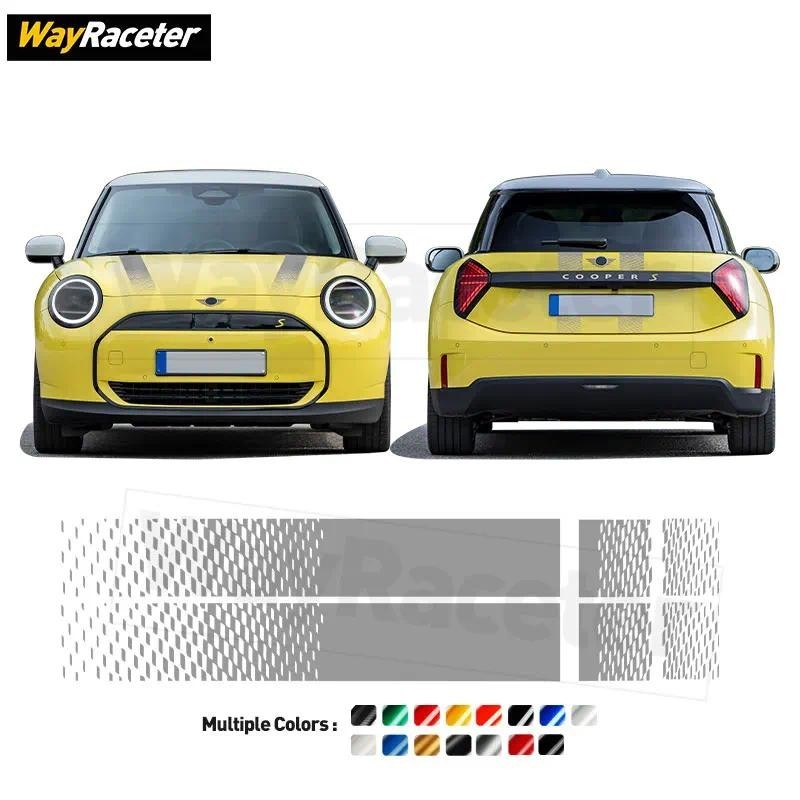 6 ชิ้น/เซ็ตรถ Hood Stripes สติกเกอร์ด้านหลัง Body Decal สําหรับ MINI COOPER F66 John Cooper ทํางาน 2