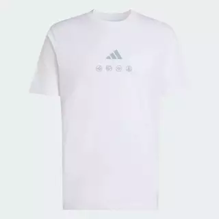 adidas ไลฟ์สไตล์ เสื้อยืดพิมพ์ลาย CLIMACOOL CITY TECH ILLUSTRATION ผู้ชาย สีขาว JZ7515
