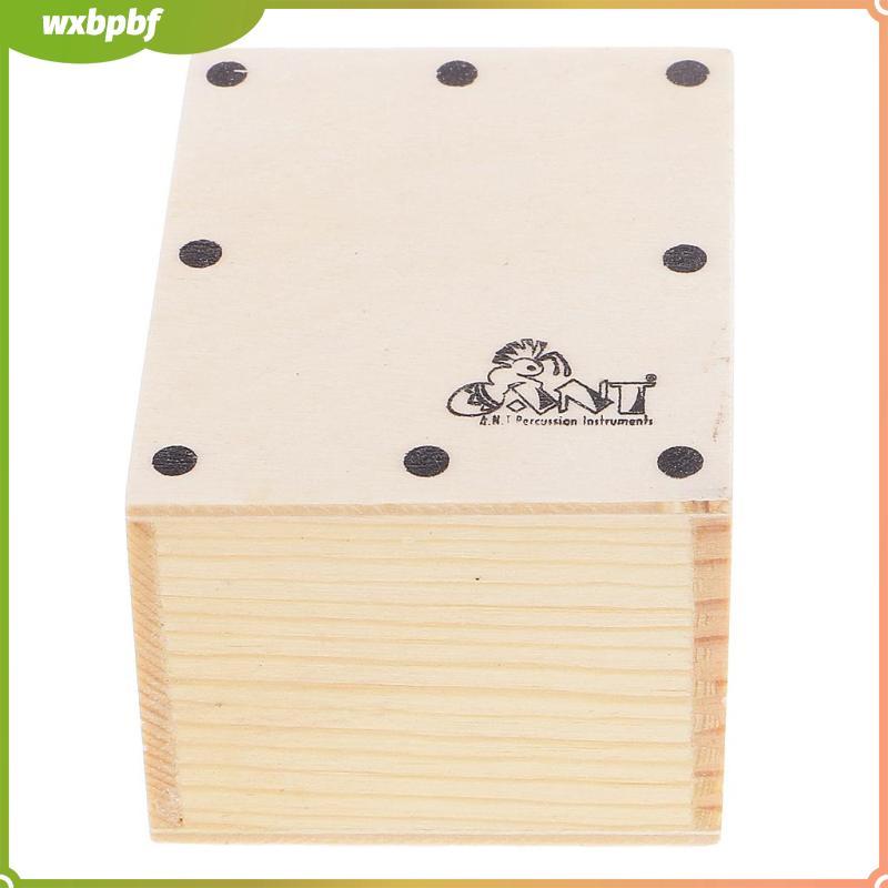 [wxbpbf] Wood Small Hand Shaker Mini Cajon Band อะไหล่รองรับ 6.5 x 5.2 x 4.3 ซม.