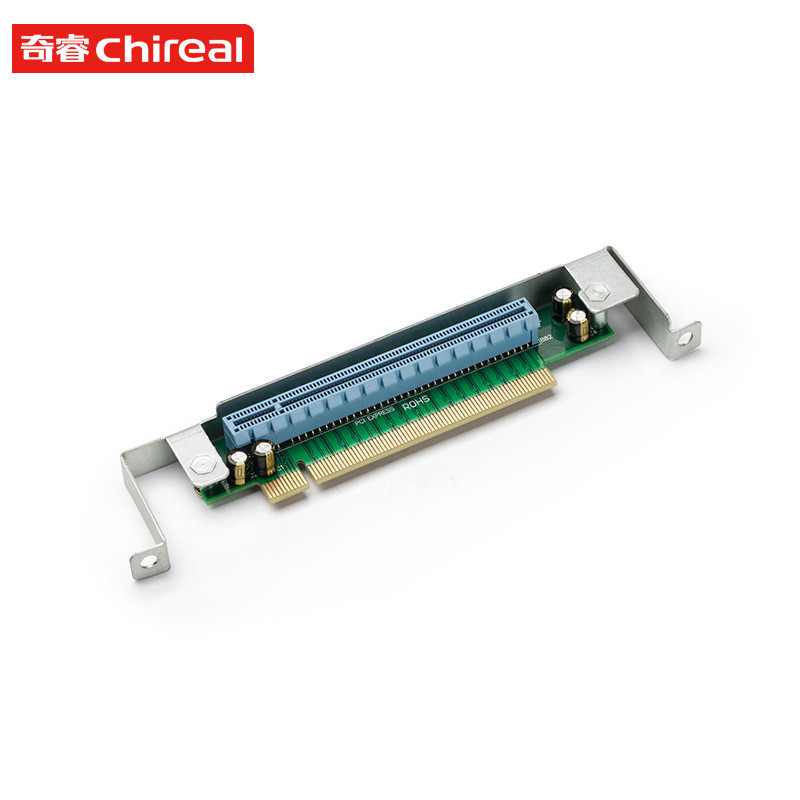 1U PCI-E กราฟิกการ์ดวงเล็บคงที่ 90 องศา PCI-E x16 พวงมาลัย PCI-E กราฟิกการ์ดอะแดปเตอร์การ์ด XM8V