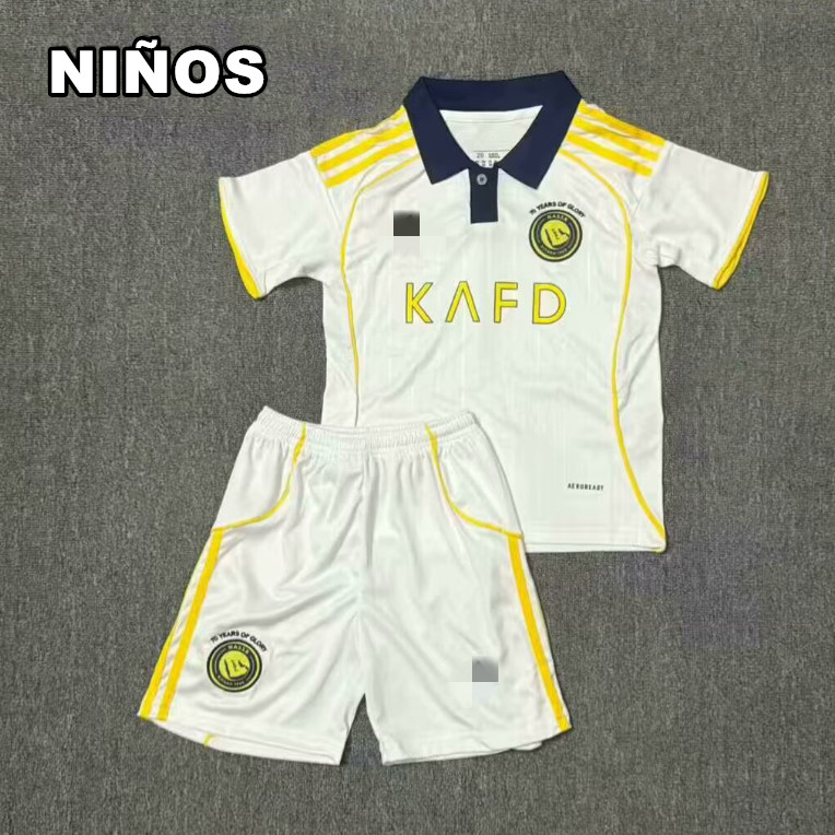 RONALDO AL-NASSR 25/26 เสื้อฟุตบอลคุณภาพสูงสำหรับเด็ก