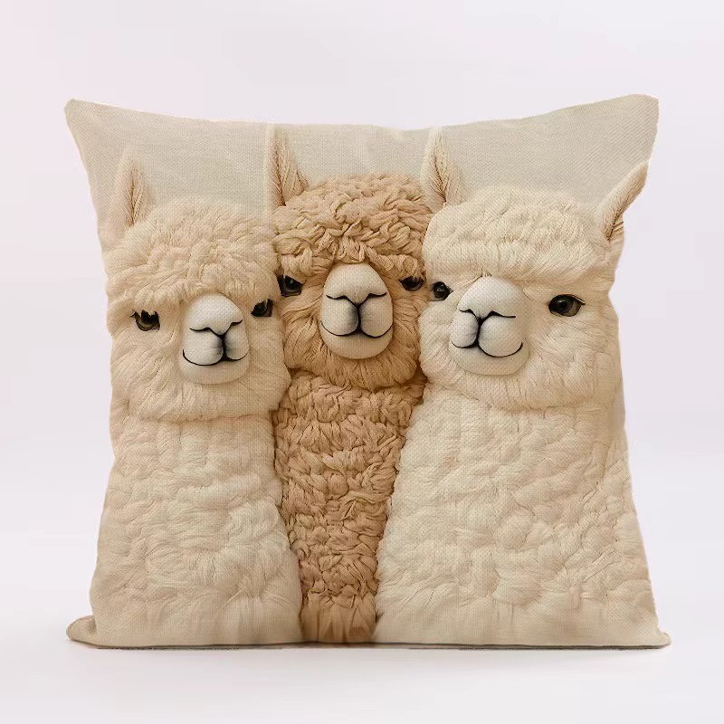 2Dปลอกหมอนโซฟา ขนาด 45x45 ซม.พร้อมปักลายสไตล์ เหมาะสำหรับตกแต่ง ห้องนั่งเล่น, เตียง และ เก้าอี้รถยนต์ - รูปที่ 6