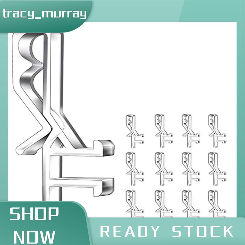 tracy_murray 1-7/8 นิ้ว Clear Channel Valance คลิปสําหรับ Valance พร้อม A Groove in the Back ( 24 ชิ