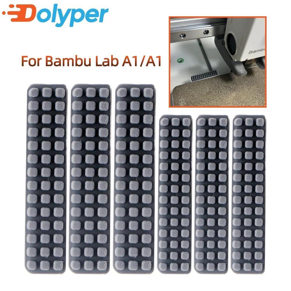 Nozzle Brush for Bambu Lab A1/A1 Mini Wiper Silicone Brush Hotbed Mounted Scrubber Cleaning Tool for