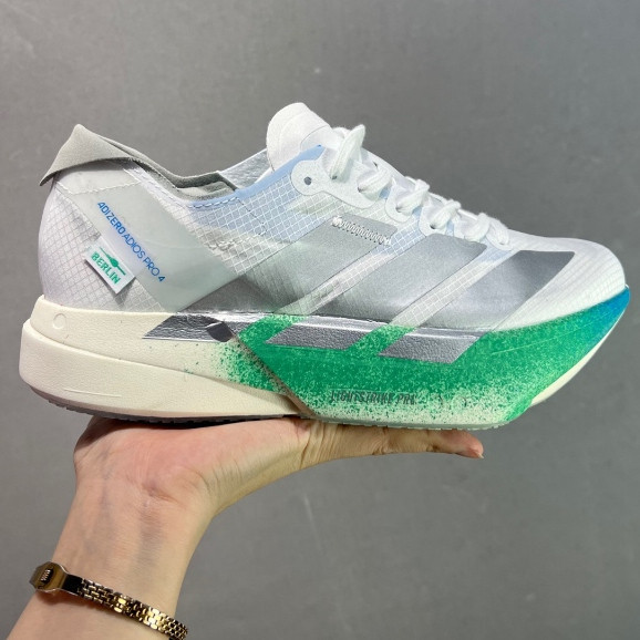 รองเท้าวิ่ง Adizero Adios Pro 4 พร้อมแผ่นคาร์บอน สำหรับทุกเพศ JR6354