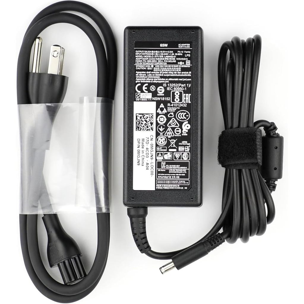 65W 4.5mm 3.0mm Laptop Charger Fit for Dell inspiron 11 13 14 15 17 3000 5000 7000 Series 3565 3567 