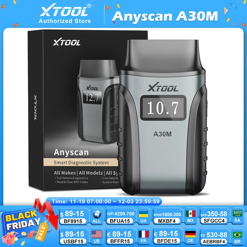 ดีไซน์ใหม่ ใหม่ล่าสุด XTOOL Anyscan A30M Lifetime Free Update ALL System เครื่องมือวินิจฉัยรถยนต์ 26