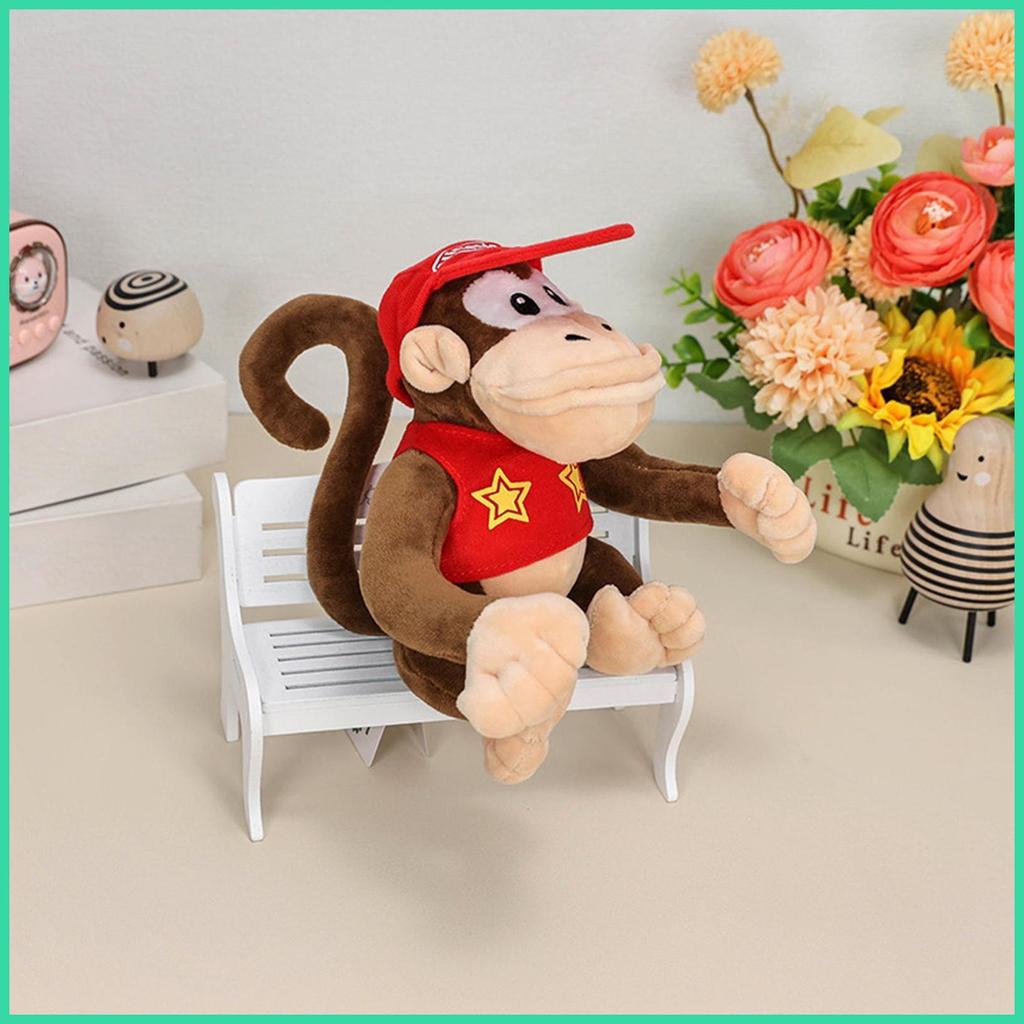 สําหรับDiddy kong Plushตุ๊กตาลิงตุ๊กตาหมอนลิงตุ๊กตาของเล่นสําหรับเด็กผู้ใหญ่เด็กผู้หญิงเด็กsonlekvn