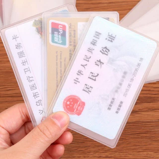 MAS ที่ใส่บัตรแบบใส, ที่ใส่บัตรประชาชน ที่ใส่บัตรเอทีเอ็ม วัส PVC กันรอยขีดข่วน กันเปรอะเปื้อน กันฝุ่น